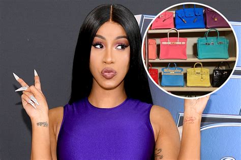 Inside Cardi B's Hermès Birkin Bag colle